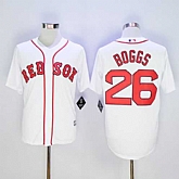 Boston Red Sox #26 Wade Boggs White New Cool Base Stitched MLB Jersey,baseball caps,new era cap wholesale,wholesale hats